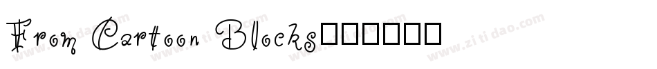From Cartoon Blocks字体转换